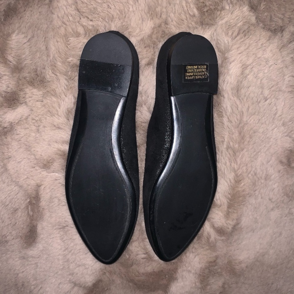 AGL Notch Ballet Flat In Black Texture - Picture 6 of 8